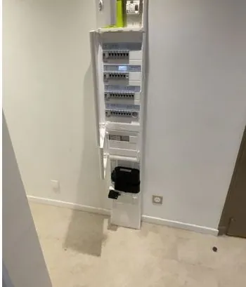 Après - nouveau tableau électrique installé